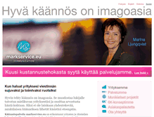 Tablet Screenshot of markservice.eu